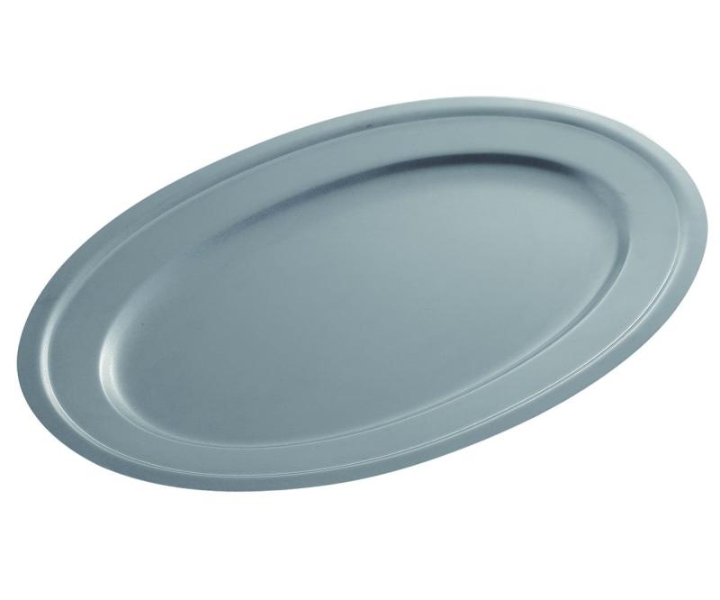 ヴィンテージイノックス オーバルプレート460mm 日本製 VINTAGEIX 正規販売品 カフェ レストラン お皿 スタイリッシュ ステンレス エイジング加工 割れない 食洗機対応