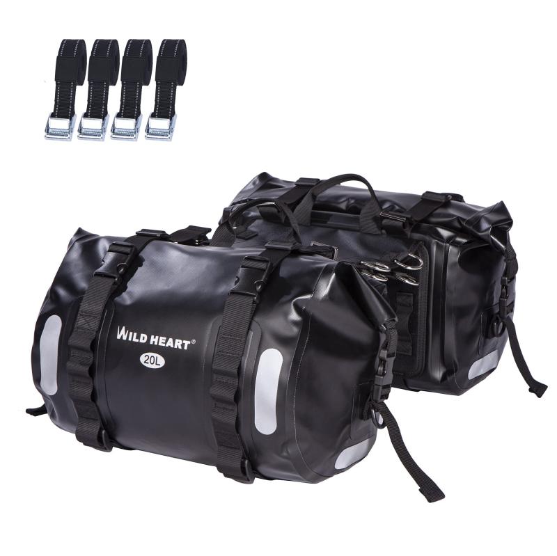 防水 バッグ オートバイ サドルバッグ 40 L (20L*2)タンク バッグ モーター サイド バッグ|MIRAIYUKI
