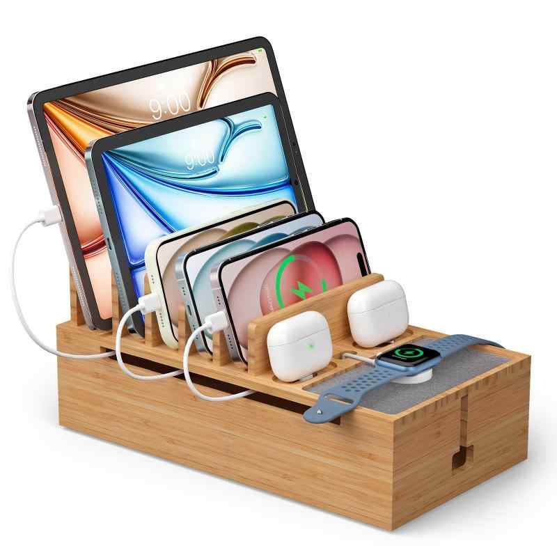 楽天市場】Pezin & Hulin スマホ充電スタンド 竹製 ドッキング