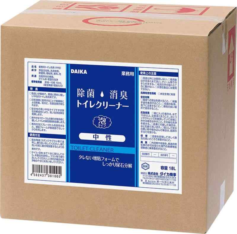 ダイカお役目用除菌消臭室内用便器洗浄剤知らん顔 18L