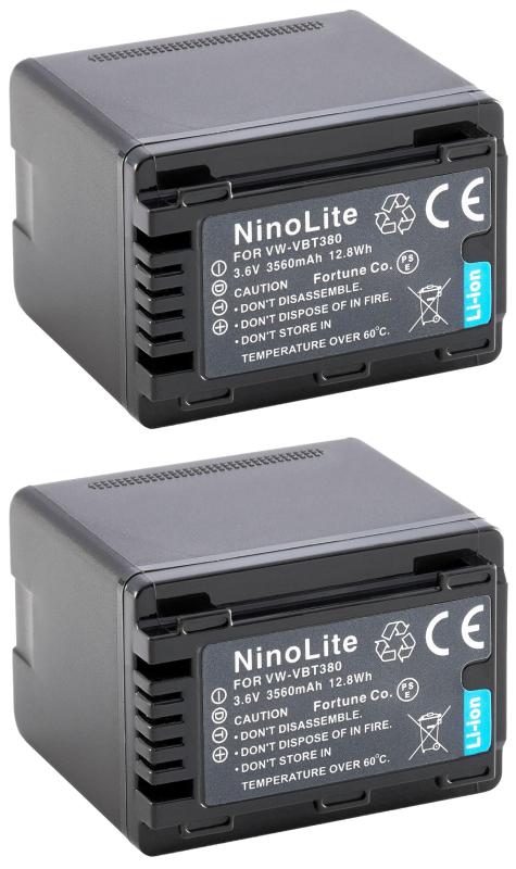 noLite 互換 バッテリー/ 充電器 VW-V380-K VW-VQT380-K パナック等対応