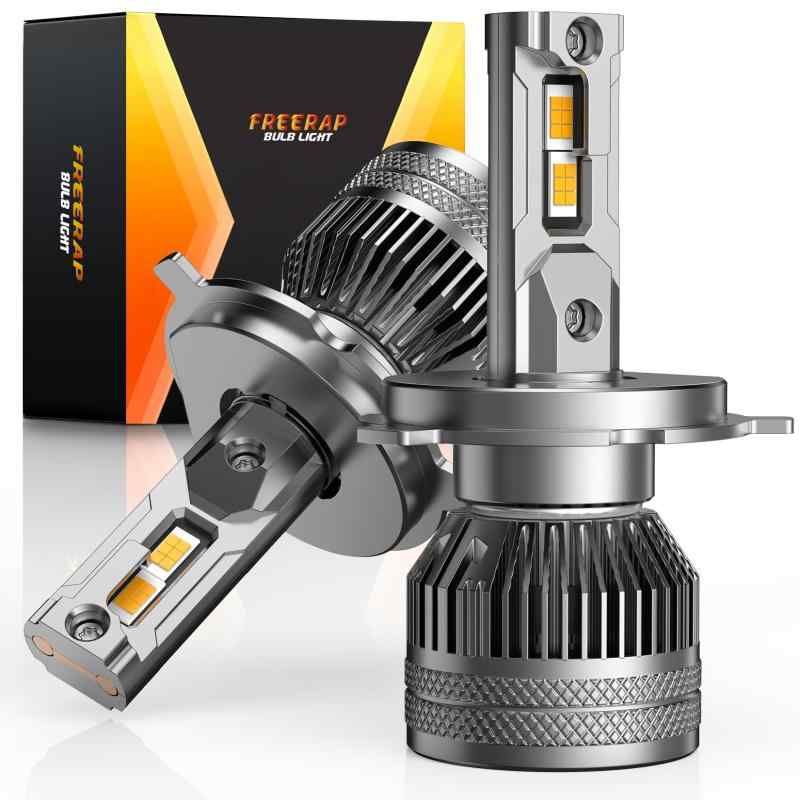 h4 led ヘッドライト 車検対応 ledバルブ h4 フォグランプ 爆光 hi/lo 高輝度 LEDチップ搭載 50W*2 6500K ホワイト 10倍明るさUP DC12V ヘッドライトバルブ ledライト 四重放熱 高速回転冷却ファン