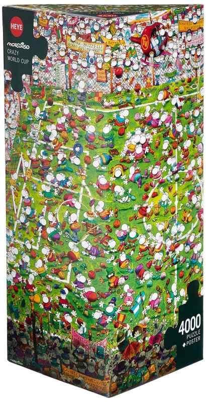 EYE Puzzle ヘイパズル 29072 Mordillo : Crazy World Cup (4000 pieces)｜MIRAIYUKI