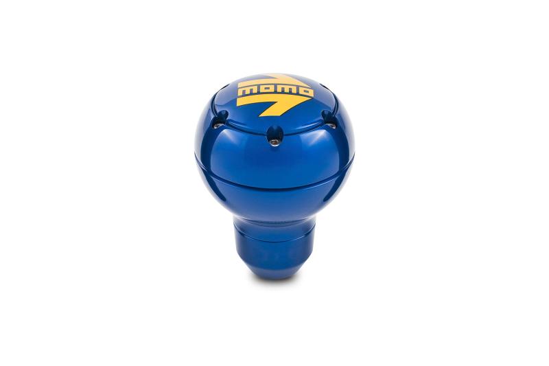 モモ(Momo) シフトノブ ROD METAL BLUE (ラウンドメタル ブルー) SK118|MIRAIYUKI
