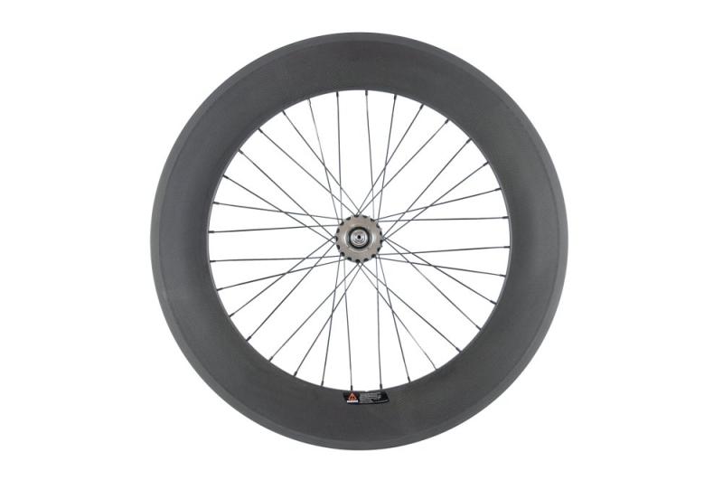 カーボントラック 88mm マット仕上げ クリンチャ リア ホイール固定ギア バイク用|MIRAIYUKI