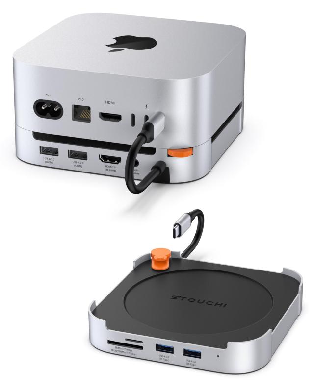引きあげる点数版・D取りひろげる役立つこと積み上げる Mac mini M4 ドック D取りひろげる照明ランプ NVMe/SATA D相応う 最大限度8肺結核取りひろげる 10Gbps弾丸道路遷らす 4K@60z DMI最終生産物 USB-A 10Gbps×2/USB-A 2.0×2/SD・TF歌留多読み手/
