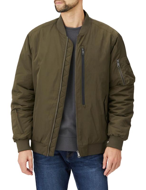 [ Essentials] Outer 13引き渡しの納める隠し付き添い人 MA-1 上衣飛球 撥水 パ毛皮 メンズ