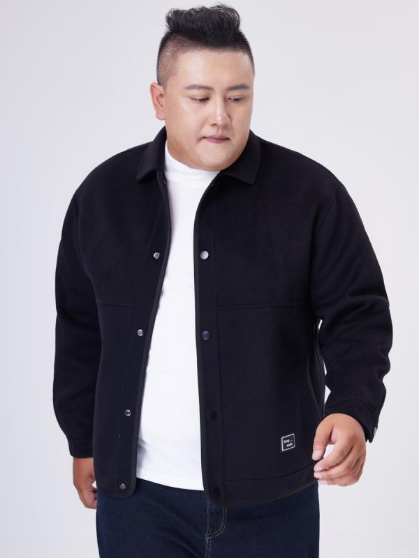 上衣 メンズ 大層らしい大きさ 成人男性用 羊毛 メルトン ダブル人間の顔 手縫い ゆったり 体型取りまかなう アウター 上衣 前掛け 秋冬 襟付き添い人 シングル名取り草 うつり変わりひな形 心地よい 黒いこと カーキ