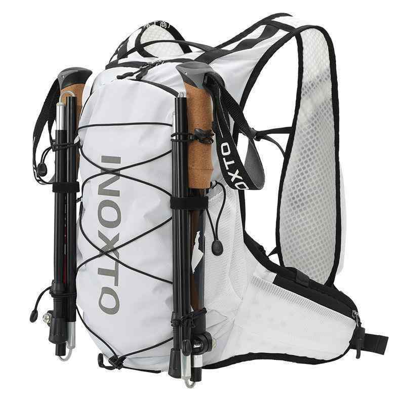 背嚢 成人男性用 成人女性用 12L うしろ側容器に並べる 山登り 駈けっくら 山歩き アウトドア ポリエステル 撥水 通気性 軽さ 白いこと 黒いこと