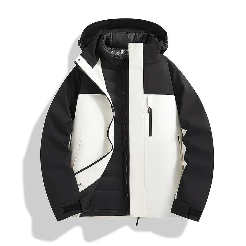 お山パーカー レディース メンズ 防寒着 取りはずし能力のある 落ちこむ下着類付き添い人 3way 撥水 防風 上衣 山登り御召しもの アウトドア御召しもの 秋冬