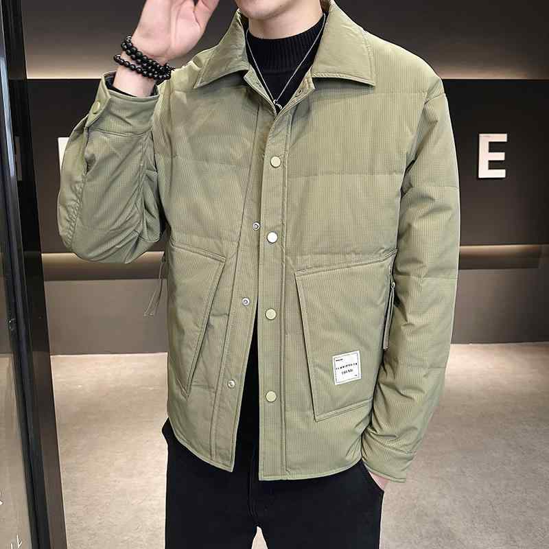 落ちこむ上衣 成人男性用 襟付き添い人 アウター はりつけ台間借り人 運動競技 防寒 軽さ 洗える 白 黒 緑