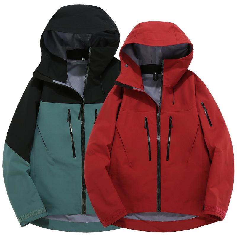 お山パーカー レディース メンズ 雨合羽 防風 アウター 上衣 山登り御召しもの アウトドア御召しもの 撥水 トレッキング 春夏 秋冬 黒いこと 薄墨色 青碧 赤いこと 緑であること