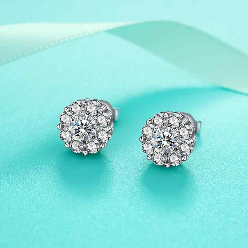 ピアス レディース S925 しろがね色 酸化ジルコニウム お日さま 花 スタッドピアス 灯し火メッキ製作 しろがね色付属品 耳あたらしい 可愛らしい