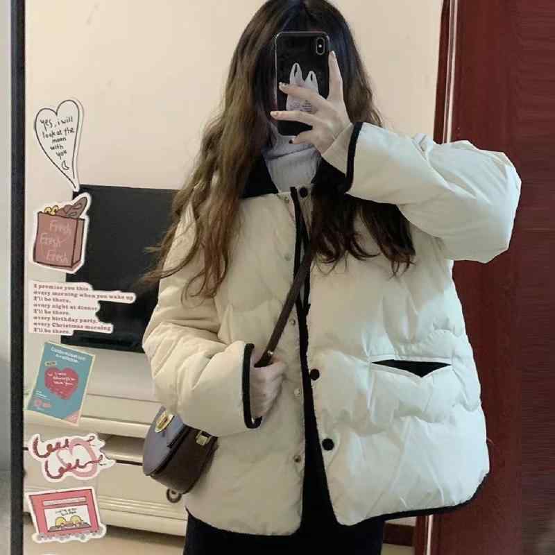 落ちこむ上衣 レディース 小っちゃい 遊撃手丈 キルティング 秋冬 防寒 あったか アウター 黒 白 赤銅色 青色薄墨色 ベージュ