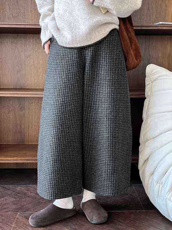 ズボン下 レディース 羊毛 ワイドレッグパンツ 読み合わせる柄 朦朦たる 秋冬 高押し出し 好いたらしいめ レトロ 御洒落 ゆったり あったか 防寒 事務室 心地好い