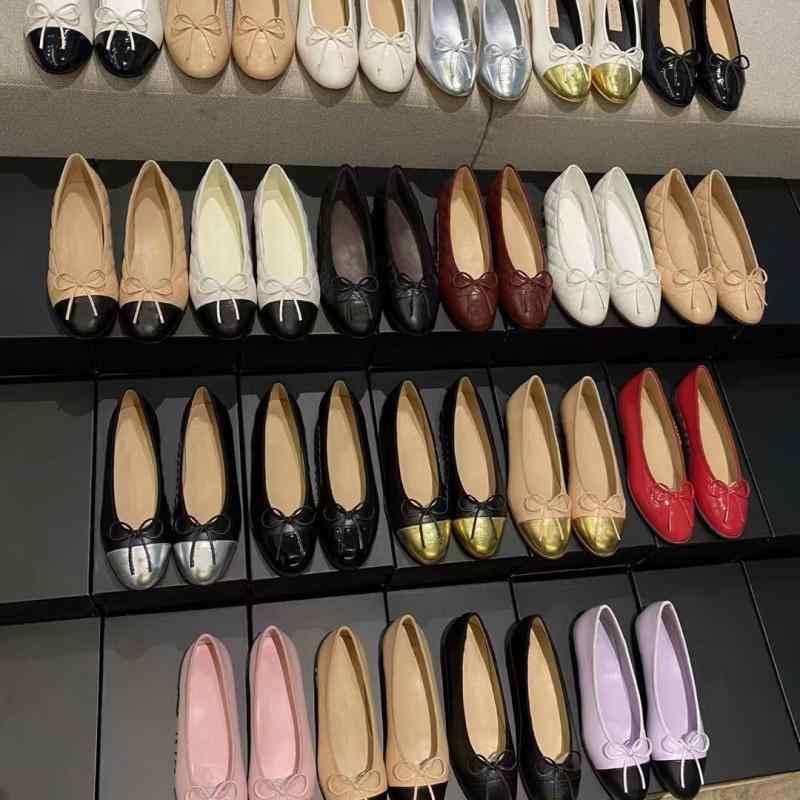 バレーシューズ レディース 平べったい靴 杏色と黒 木目細か 置き目踵 ラウンドトゥ 牛皮 春夏秋冬 スリッポン 履き分かりやすい 一方ならずなりにくい 歩き分かりやすい 疲れにくい 防臭 通気性 心地よい 普段使い走り 通い