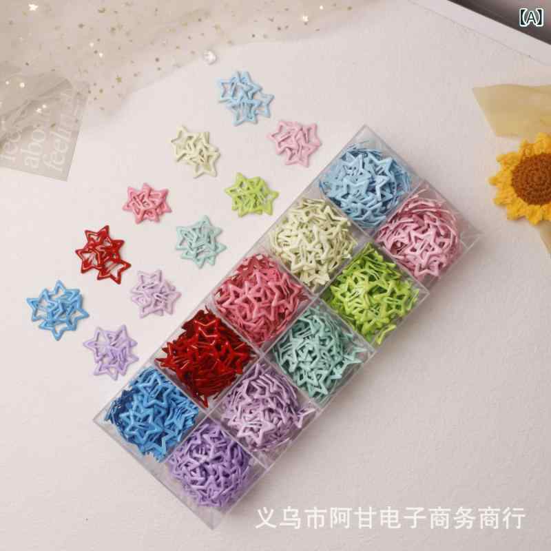 髪の毛いの一番 キッズ ちびっ子用 五芒星 落っこちる油絵の具 スパークリングパウダー 一点柄 髪の毛ゼムクリップ 愛くるしい 小ぎれい感 愛くるしい キュート 合金 髪飾りつけ