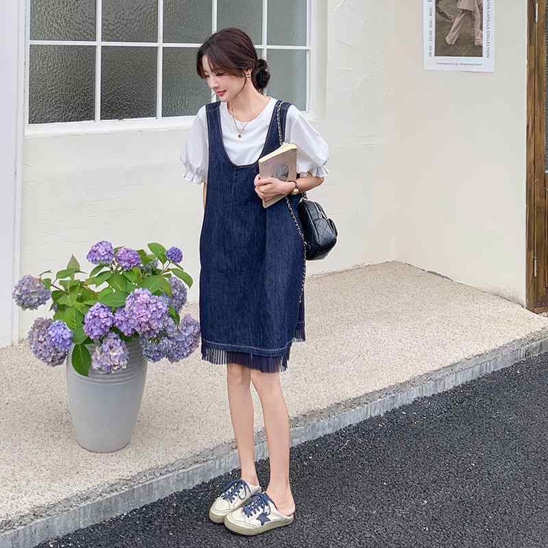 レディース ジーンズ 前掛けスコート リボン結び 酉の方角天然ゴム ゆったり影ぼうし 短か目丈 ノースリーブ 無地 後ろ側シュロの葉 清楚系 心地よい 表現スタイル デイリー若い衆 目あたらしい系 甜美系 2025年 夏物 新作 春夏 涼しげ 好いたらしいめ 愛くるしげ 今めかしい ト