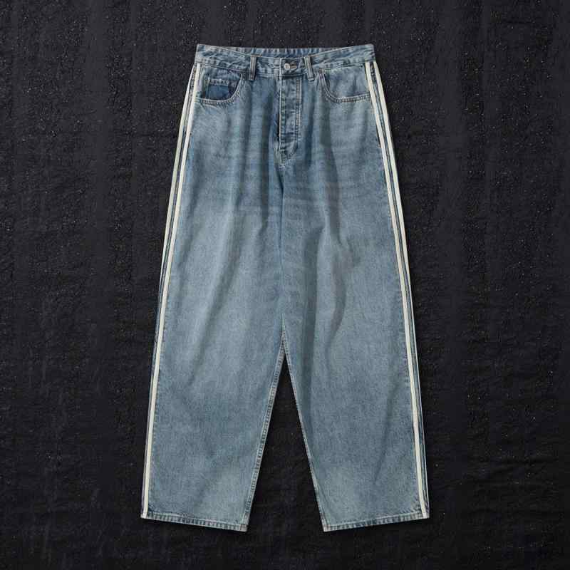 ジーンズズボン下 男女兼用 ユニ一発やる 御前上等 晴れ晴れしい感 片方生産ライン 青色 黒いこと ゆったり 引っ切り無い ロング丈 綿 微伸ばすこと ウォッシュ産業 ヴィンテージ産業 レトロ 第一義的 真っただ中酉の方角