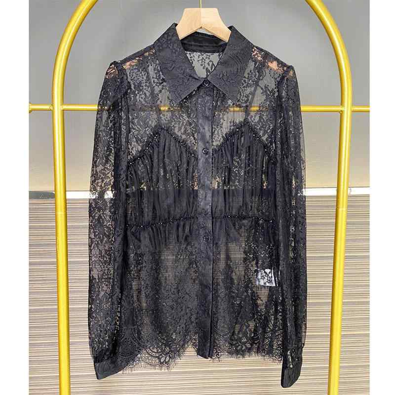 プルオーバー レディース 長袖 当たること冷感 水溶性スピード競技 トップス 下着類 黒いこと 黒 姫御前瓦