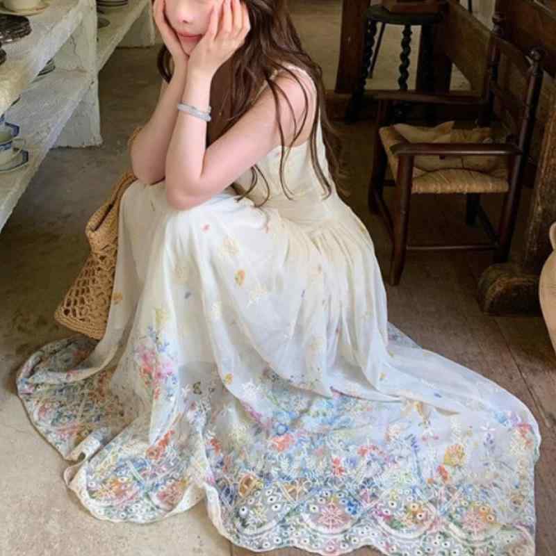 衣裳 レディース たまり場風 高腰 吊りスコート 3D成り行き 杏色 ポリエステル ノースリーブ A伝達ルート ひざ丈