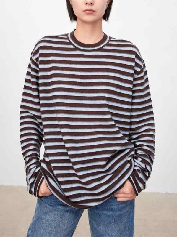 編み物 レディース ニットソー ティーシャツ トップス 長袖 間借り人柄 人付き合い冷感 伸縮性 リブニット 黒 黒いこと 白 象牙色 生まれ変わり衣料繊維 普段使い走り 通い 事務室 秋冬