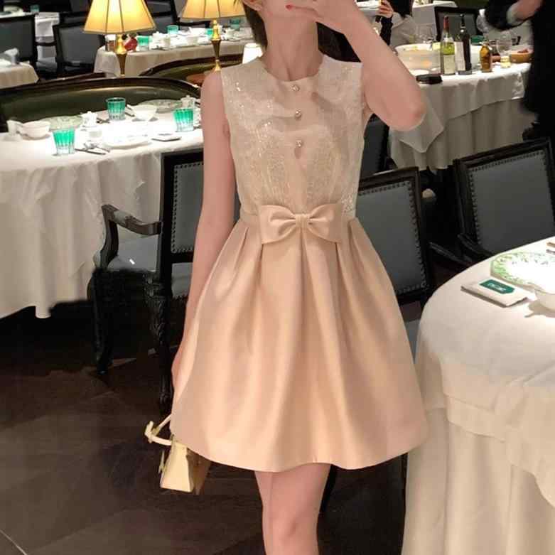 衣裳 レディース ノースリーブ A伝達ルート 寄り合い御召しもの チュールスカート 膝丈 シュロの葉 刺・墸 雅びやか 女子らしい オフピンク フォーマル お呼ばれ 二次会 出来事 華燭の典 有りがたさ会 告げ知らせる会