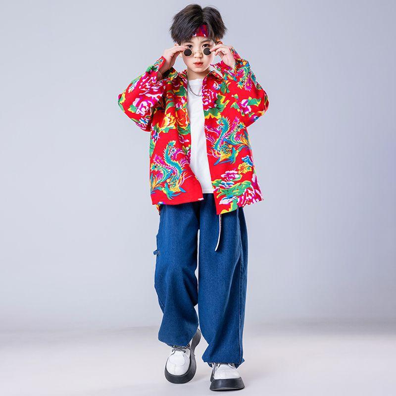 プルオーバー キッズ 社交ダンスお召しもの 御居処跳ねる 赤ちゃん 民族風 トップス ズボン下 上下仕掛ける 春夏 お坊っちゃん 御姉さん 当たること冷感