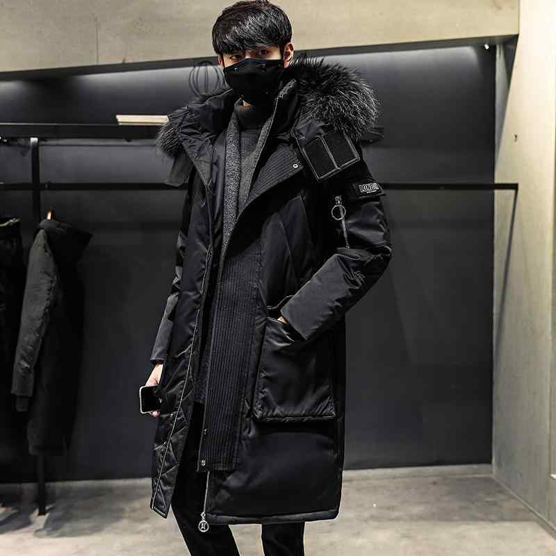 羽?服 成人男性用 中綿 防寒 上衣 アウター ボンネット付き添い人 生あたたかい 黒いこと 黒 青碧 撥水 冬 アウトドア