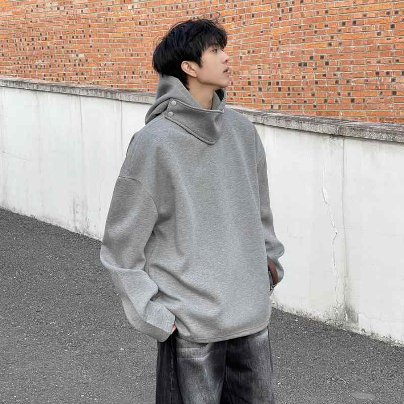 パーカー メンズ 成人男性用 日月用 御部屋着 普段使い走り 調教師 トップス 長袖 ボンネット付き添い人 無地 ゆったり 粘?混紡 伸び伸びする
