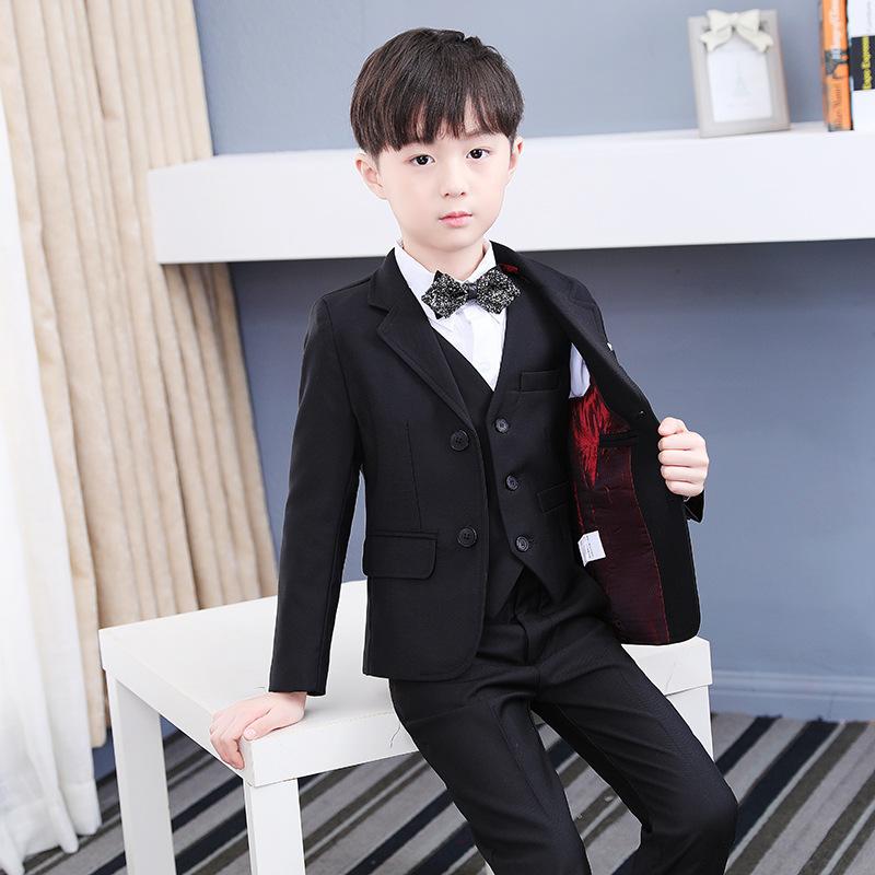 子供用スーツ フォーマル 男の子 スーツ 3点セット (ジャケット.パンツ.ベスト) 子供 キッズ ジュニア ピアノ 発表会 演奏会 結婚式 七五三 入学式 卒業式 卒園式 パーティー｜MIRAIYUKI