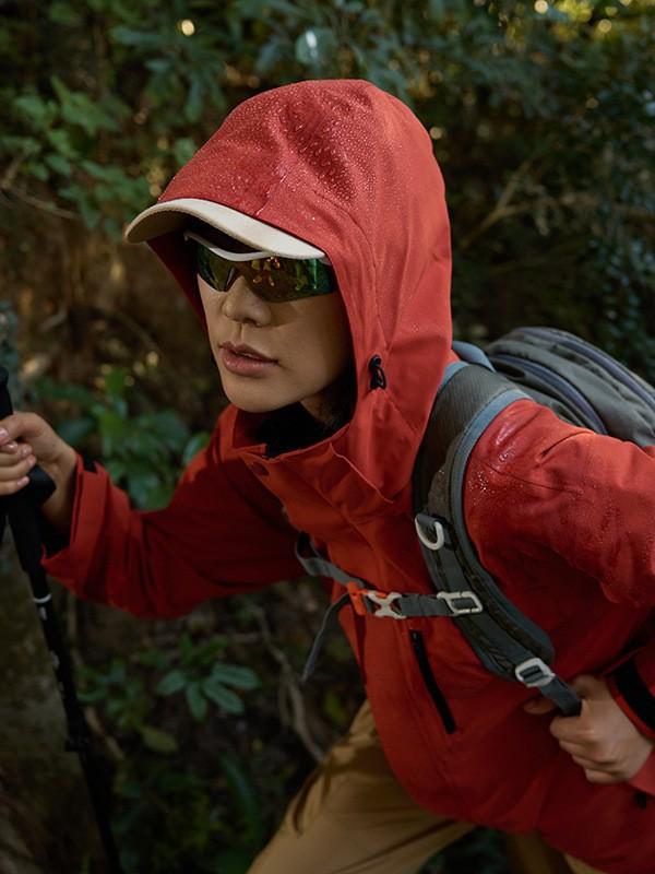 お山パーカー 男女兼用 雨合羽 透湿 防風 アウトドア 山登り 御召しもの 綿羽下着類付き添い人 難民キャンプ スキーの板 御召しもの 上衣 ポリエステル