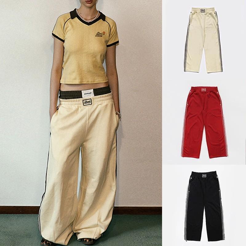 ズボン下 レディース ワイドレッグパンツ イージーパンツ 引っ切り無いズボン下 ロングズボン下 刺・墸 赤 黒 皮膚軟化剤色 綿織物 伸縮性 酉の方角天然ゴム 伸び伸びする 通い
