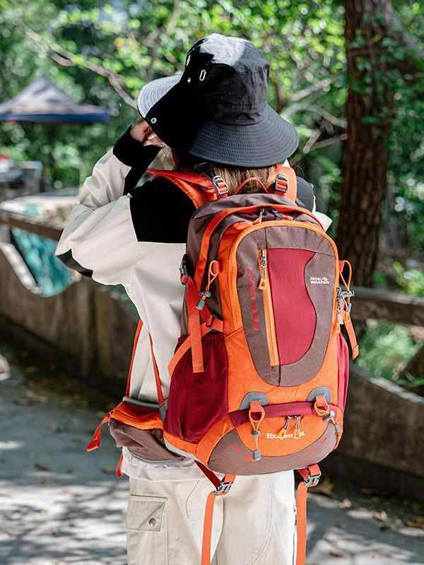 背嚢 成人男性用 お上さん用 大電気容量 雨合羽 35L アウトドア 山歩き 旅する 山登り 薄墨色 青色 緑であること 黒いこと ナイロン製