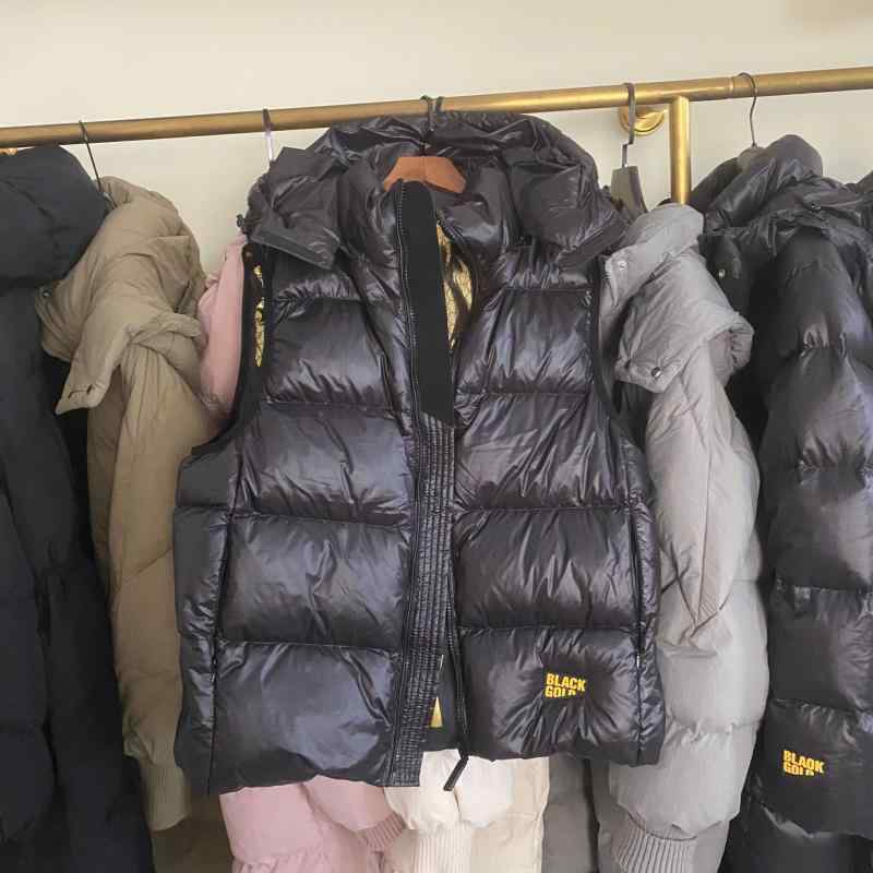 より良い 成人男性用 亭主もち用 アウター 落ちこむより良い 黒 黒いこと 76%~80% 白ダックダウン 90%~95% 錦綸 連帽 隠し3