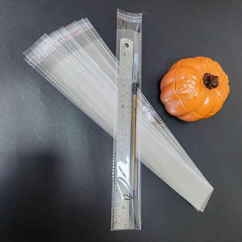 荷造り袋 ミニ OPP袋 澄み切った ねばり着く袋 長っ細い 荷造り袋 10000枚 書き割り 箸 メイク毛はらい 文房具 付属物 小物