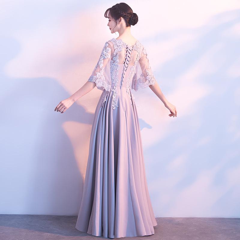寄り合い御召しもの レディース 長袖 雅びやか ロング丈 Vのど首 スパンコール 華燭の典 交歓会 告げ知らせる会 フォーマル 銀薄墨色 黒 ブドウ酒赤いこと