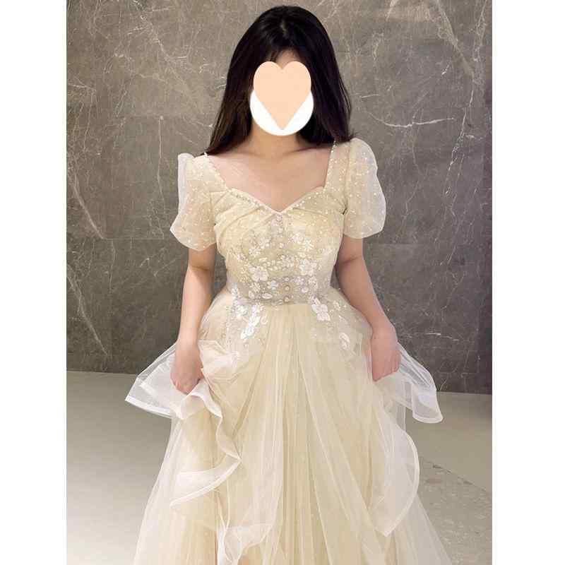 衣装 レディース 寄りあいお召しもの チュールスカート ひざ丈 三鞭酒色合い ベージュ 御芽出度 告げ知らせる会 立襟 半袖 モダール 刷り上げる 愛くるしげ 雅びやか 雅びやか