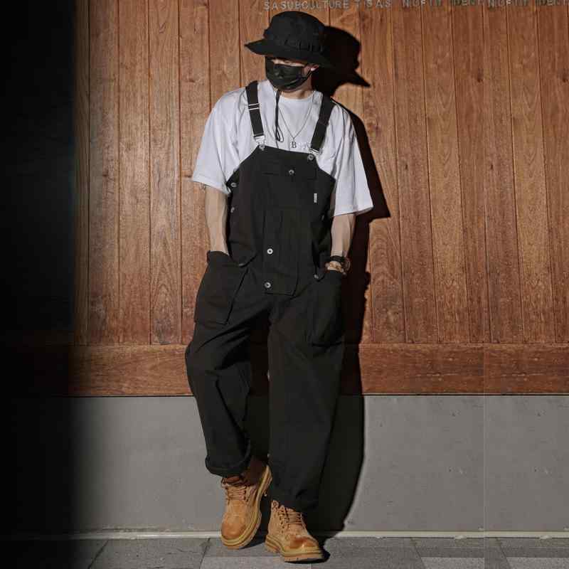 厚地の外套櫂 メンズ 成人男性用 細工物ズボン下 ワイドレッグ ミリタリー 上っ張り レトロ ゆったり オール時節 カーゴパンツ3