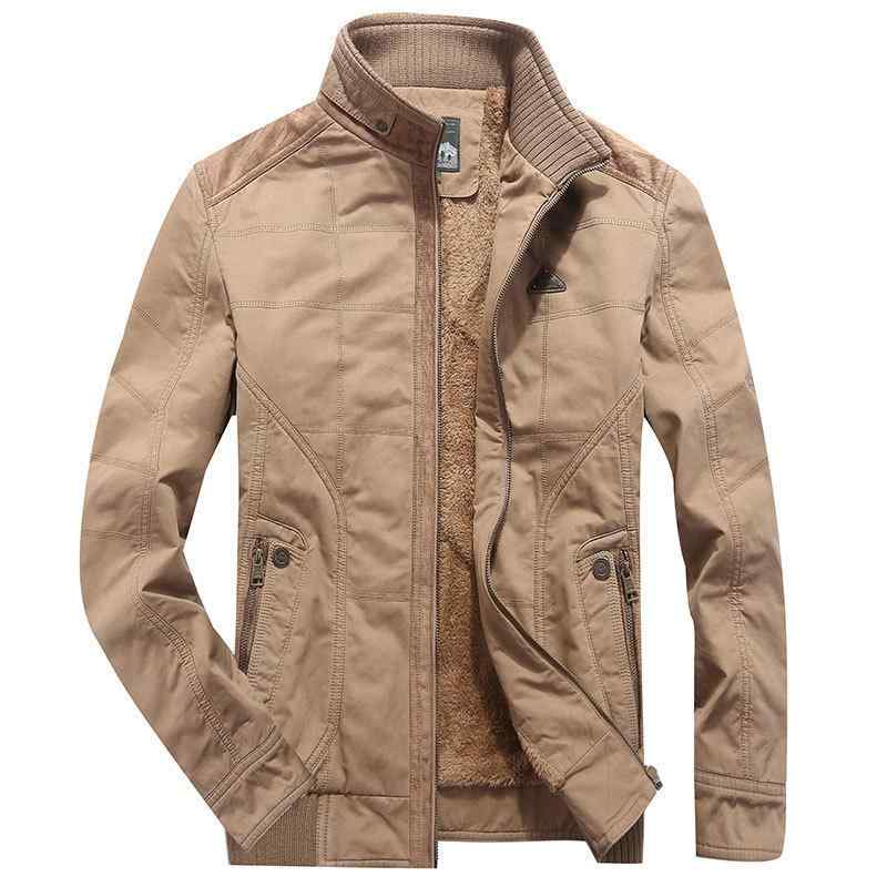 メンズ 中綿上衣 成人男性用 心地よい上衣 綿織物上衣 カーキ 軍?色 深藍 M L XL XXL XXXL