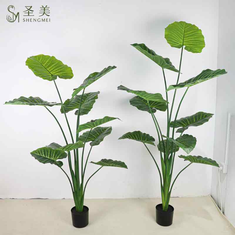 観葉草木 如何様物 滴水観音 喜林芋 造花 室内 室内装飾 北欧 鉢植え 見せびらかす