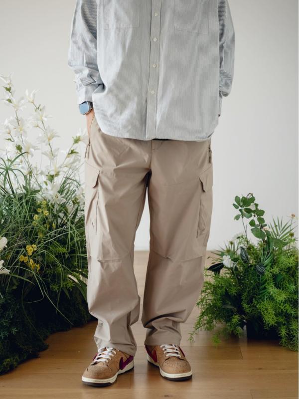 ズボン下 メンズ 成人男性用 カーゴパンツ 細工物ズボン下 アウトドア 山登り用ズボン下 多衣嚢 撥水 汚れにくい 防風 思わしい 無地 ゆったり 引っ切り無い ロングズボン下 カーキ うす暗い薄墨色 紺 S M L XL