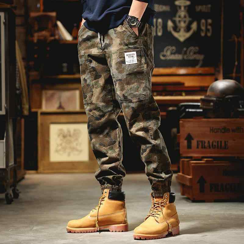 ズボン下 成人男性用 偽装柄 カーゴパンツ 細工物ズボン下 広広とした 高腰 ゆったり 年月 薄っぺら