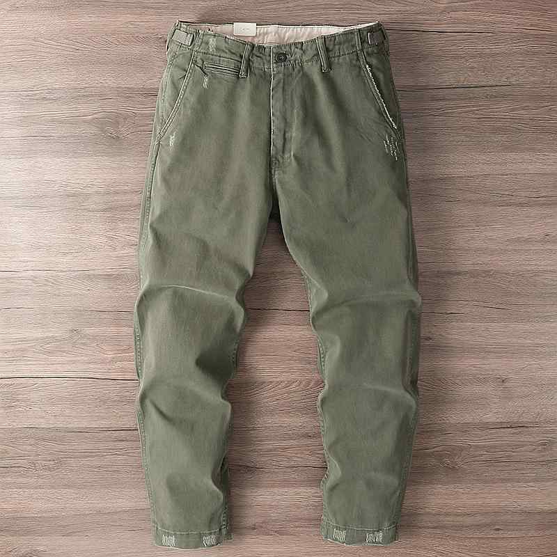 ズボン下 成人男性用 細工物ズボン下 カーゴパンツ 引っ切り無いズボン下 ロングズボン下 ミリタリーズボン下 綿織物混紡 ヴィンテージ風 ウォッシュ産業 心地よい 普段使い走り アウトドア 春3