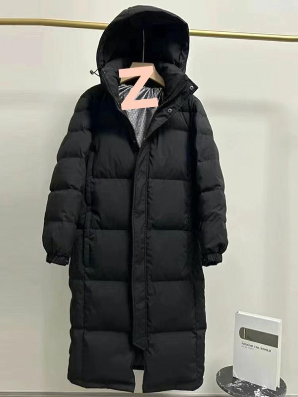 羽?服 男女兼用 ロング丈 朦々たる 秋冬 有りの実 ルーズフィット ひざ丈 肌さむ アウター ポリエステル