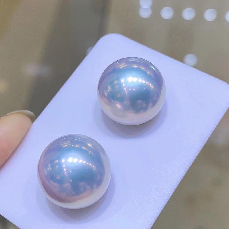 裸石 淡水パール 10-14mm 正円 強光 微キズ AAA AAAA AAAAA DIYパーツ ホワイト|MIRAIYUKI