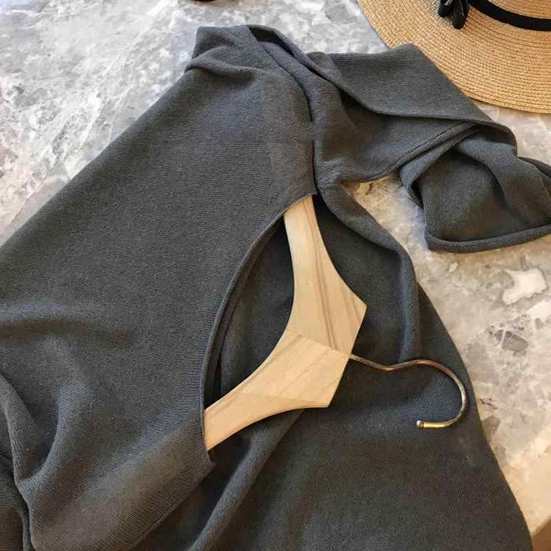 ニット レディース ゆったり 亜麻 リネン 長袖 トップス プルオーバー ラウンドネック 春秋冬 ナチュラル シンプル 通勤 オフィス カジュアル きれいめ おしゃれ｜MIRAIYUKI