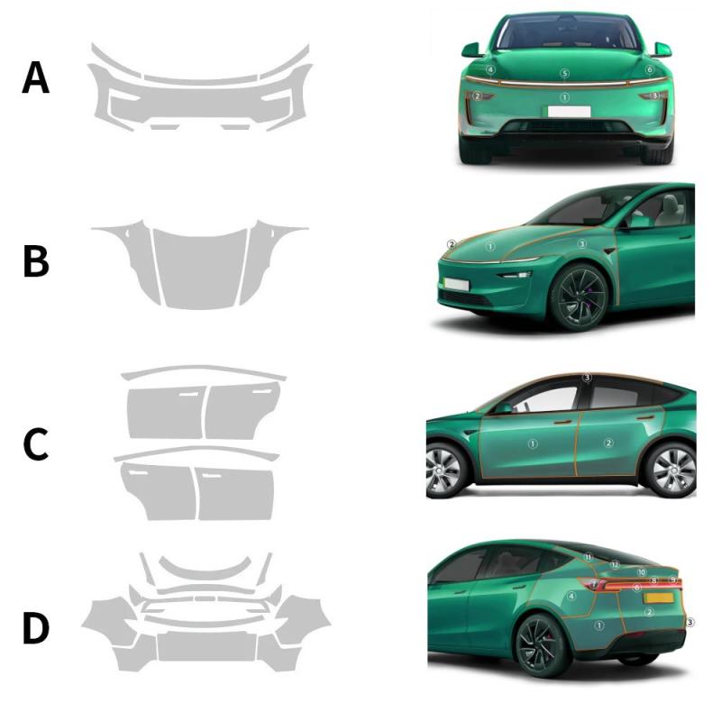 カーボディ 車用保護フィルム Model Y TPU 塗装保護フィルム|MIRAIYUKI