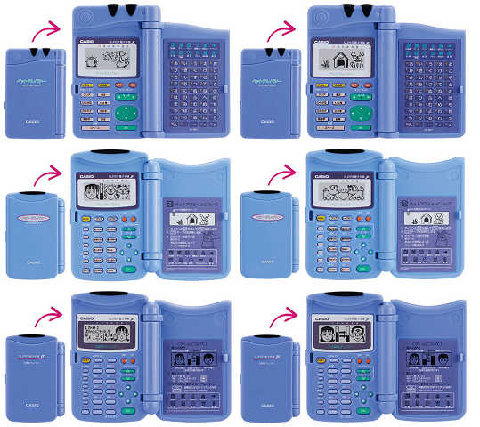 CASIO パピーテレパシー CASIO カシオ 電子手帳コレクション ペットテレパシー A B 2個