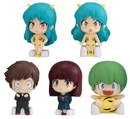 うる星やつら カプセルラバーマスコット 5種 カプセルラバーマスコット2 5種 うる星やつら カプセルラバーマスコット｜ガシャポン